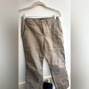 Ralph Lauren Khaki Jeans Newbury Chino Size 2 Pants